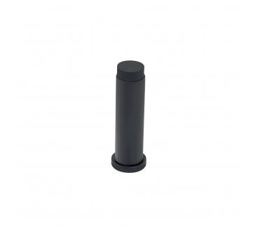 Spira Brass SB5113BLK Connaught Linear Skirting Mounted Door Stop - Matt Black