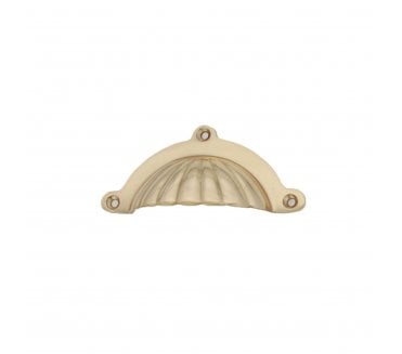 Spira Brass SB2347PB Shell Drawer Cup Pull - Polished Brass