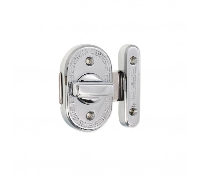 Spira Brass SL02PC Delta Bathroom Slide Bolt - Polished Chrome