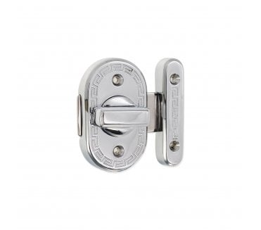 Spira Brass SL02PC Delta Bathroom Slide Bolt - Polished Chrome