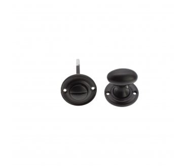 Spira Brass SB3119BLK Slimline Bathroom Turn & Release Set - Matt Black