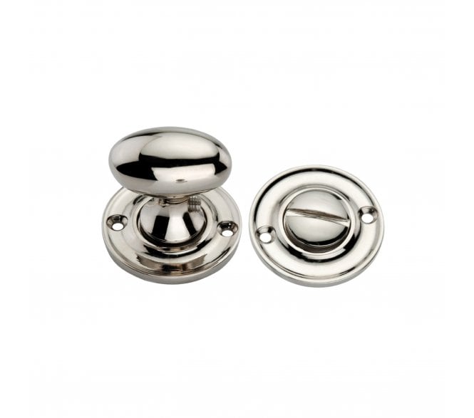 Spira Brass SB3119PN Slimline Bathroom Turn & Release Set - Polished Nickel