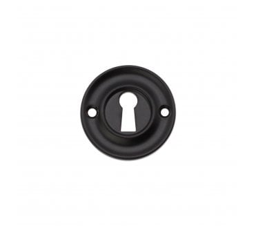 Spira Brass SB3118BLK Slimline Keyhole Escutcheon - Matt Black