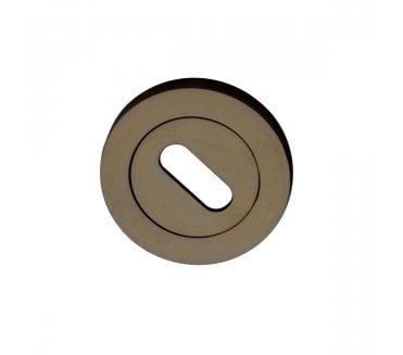 Spira Brass Standard Keyhole Escutcheon - Antique Brass