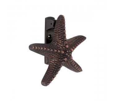 Spira Brass Starfish Door Knocker - Aged Bronze