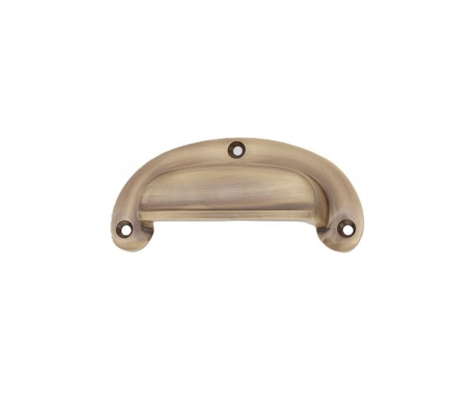 Spira Brass SB2348ANT Traditional Drawer Cup Pull - Antique Brass