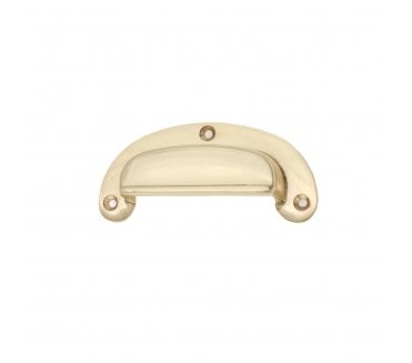 Spira Brass SB2348PB Traditional Drawer Cup Pull - Polished Brass