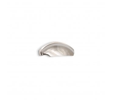 Spira Brass Tulip Drawer Cup Pull - Polished Nickel
