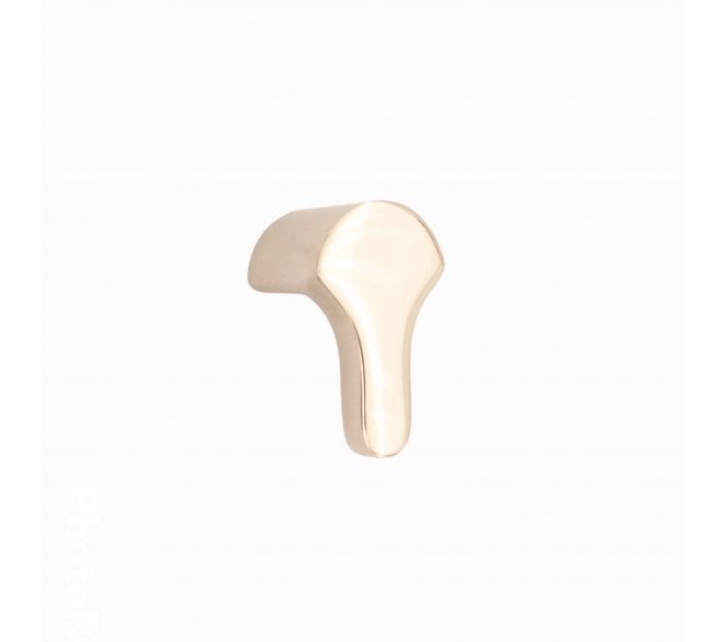 Spira Brass Tulip Drop Cabinet Knob - Polished Nickel