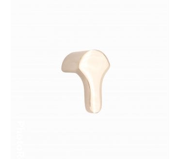 Spira Brass Tulip Drop Cabinet Knob - Polished Nickel
