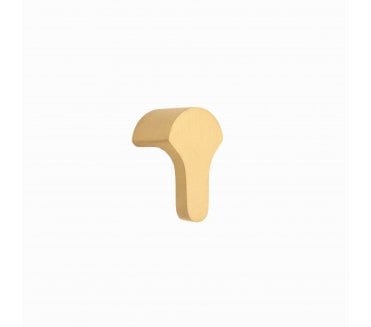 Spira Brass Tulip Drop Cabinet Knob - Satin Brass