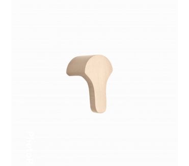 Spira Brass Tulip Drop Cabinet Knob - Satin Nickel