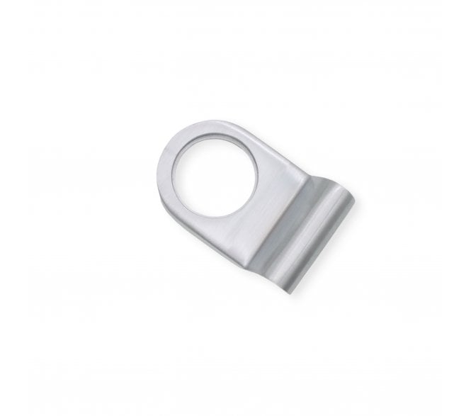 Spira Brass Victorian Cylinder Pull - Satin Chrome