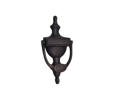 Spira Brass Victorian Door Knocker - Aged Bronze