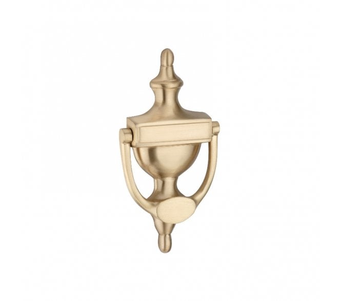 Spira Brass Victorian Door Knocker - Satin Brass