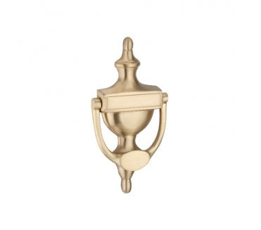Spira Brass Victorian Door Knocker - Satin Brass