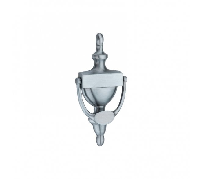 Spira Brass Victorian Door Knocker - Satin Chrome