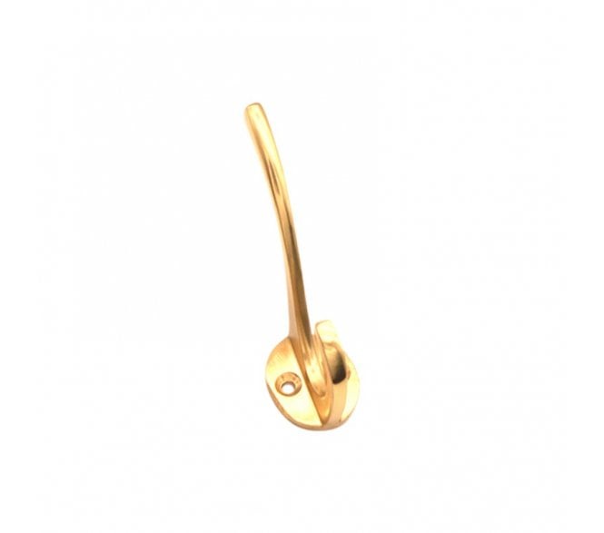 Spira Brass Victorian Hat & Coat Hooks - Polished Brass