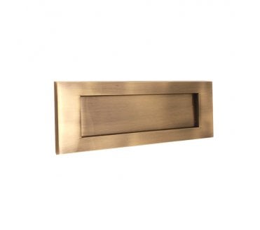 Spira Brass Victorian Letter Plates - Antique Brass