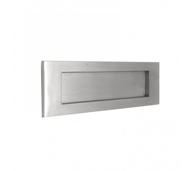 Spira Brass Victorian Letter Plates - Satin Chrome