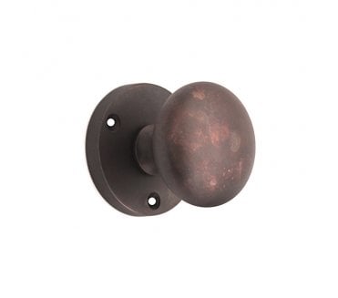 Spira Brass Victorian Mortice Door Knobs - Aged Bronze