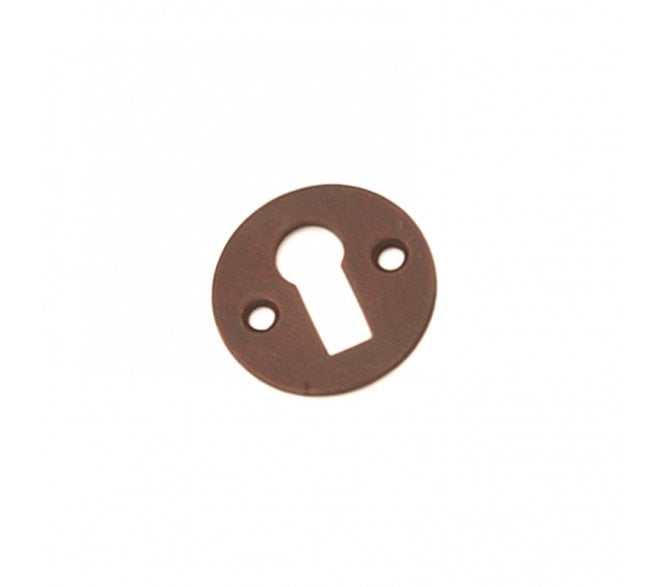 Spira Brass Victorian Standard Keyhole Escutcheon - Aged Bronze