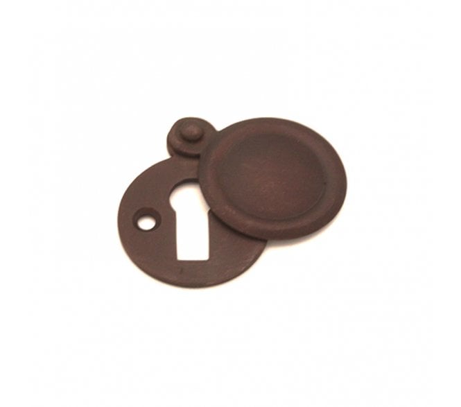 Spira Brass Victorian Standard Keyhole Escutcheon (Covered) - Aged Bronze
