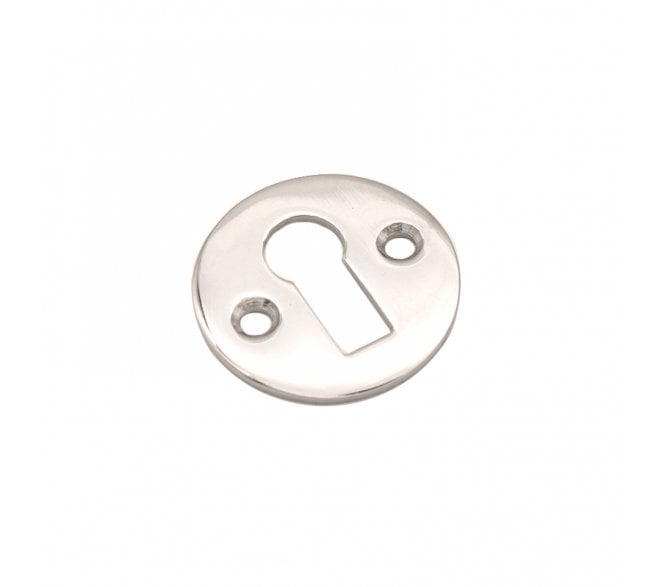 Spira Brass Victorian Standard Keyhole Escutcheon - Polished Chrome