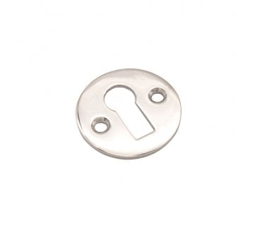 Spira Brass Victorian Standard Keyhole Escutcheon - Polished Chrome
