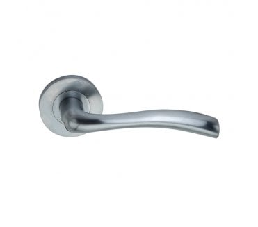 Spira Brass Zofie Lever On Round Rose - Satin Chrome