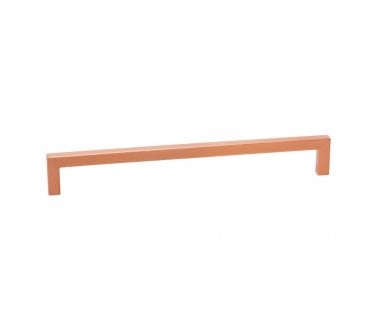 Square Bar Cabinet Pull Handles - Satin Copper
