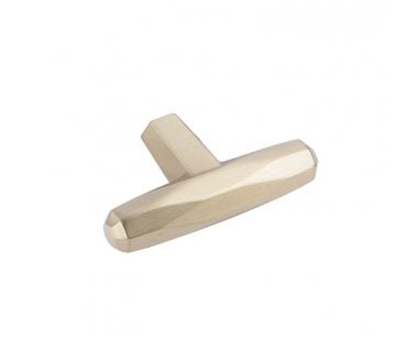 St. Vincent Faceted Cabinet T-Bar Knob 64mm - Champagne Gold
