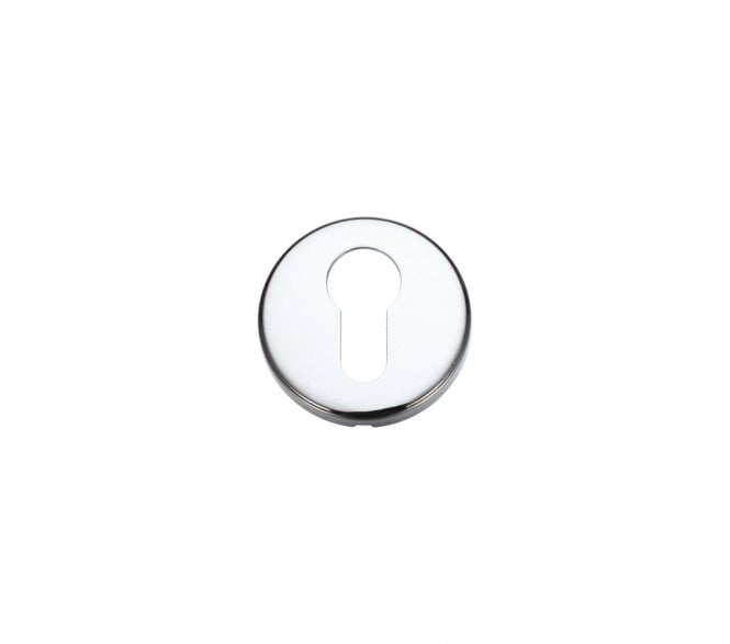Stanza Contract Euro Profile Escutcheon - Polished Chrome