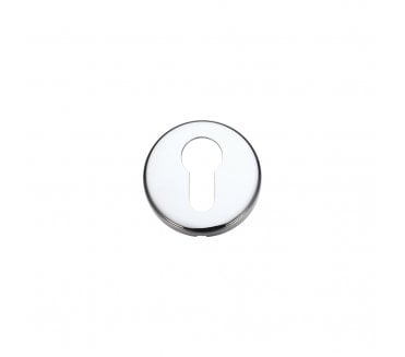 Stanza Contract Euro Profile Escutcheon - Polished Chrome