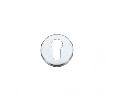 Stanza Contract Euro Profile Escutcheon - Satin Chrome