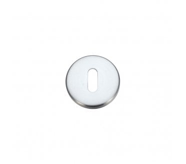 Stanza Contract Standard Keyhole Escutcheon - Satin Chrome