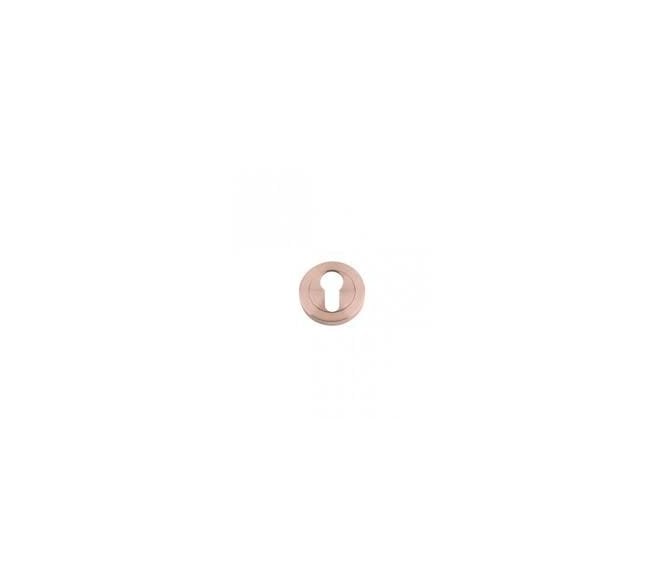 Stanza ZPZ Designer Euro Profile Escutcheons - Tuscan Rose Gold
