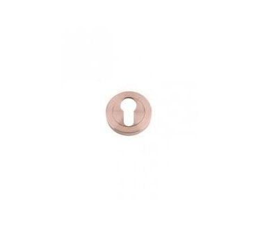 Stanza ZPZ Designer Euro Profile Escutcheons - Tuscan Rose Gold