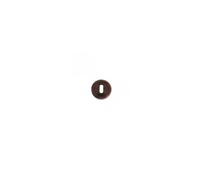 Stanza ZPZ Designer Standard Keyhole Escutcheons - Etna Bronze