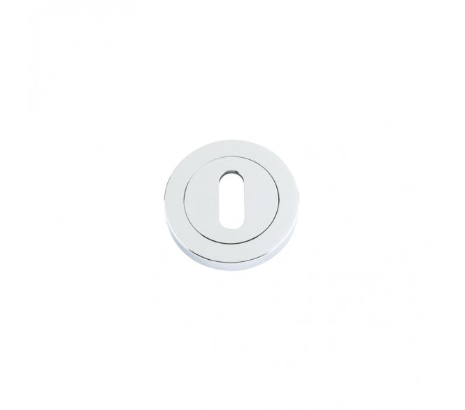 Stanza ZPZ Designer Standard Keyhole Escutcheons - Polished Chrome