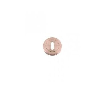 Stanza ZPZ Designer Standard Keyhole Escutcheons - Tuscan Rose Gold