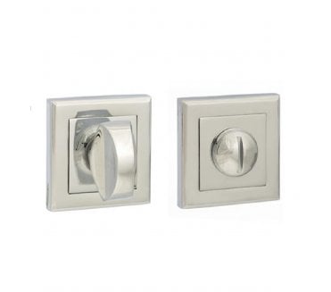 STATUS Bathroom Turn & Release on Square Rose - Polished Chrome