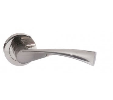 STATUS Colorado Lever Handle On Rose - Satin Nickel