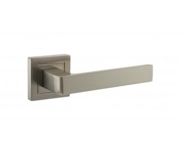 STATUS S40SSN Montana Lever on Square Rose - Satin Nickel