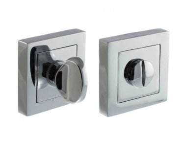 STATUS S4WCS Bathroom Turn & Release on Square Rose  - Polished Chrome