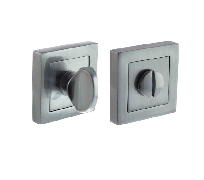 STATUS S4WCS Bathroom Turn & Release on Square Rose  - Satin Chrome