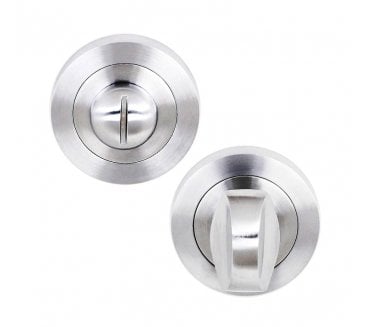 STATUS WC Turn and Release on Round Rose - Satin Chrome