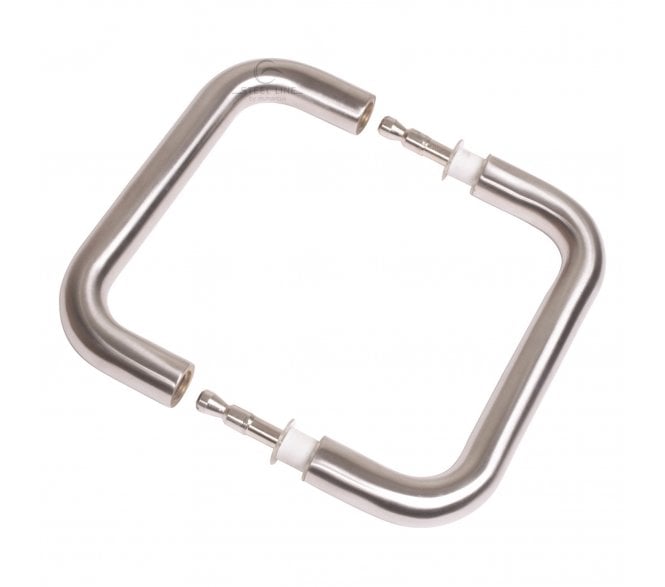 Steel Line D-Shape Pull Handle (22mm) - Back To Back (Pair) - Satin ...