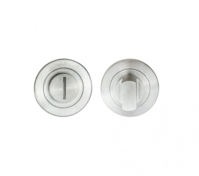 Steelworx SW107 Grade 316 Bathroom Turn & Release  - Satin Satin Stainless