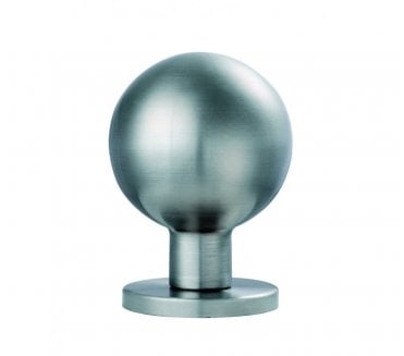 Steelworx SWKNR1058 Grade 316 Stainless Steel Ball Mortice Knobs - Satin